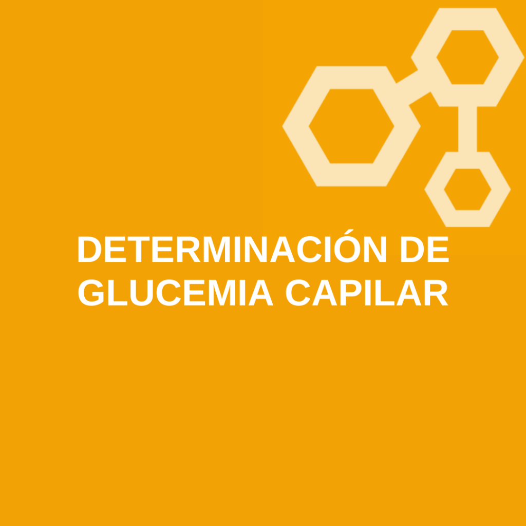 Determinación de glucemia capilar con la Doctora Mañas